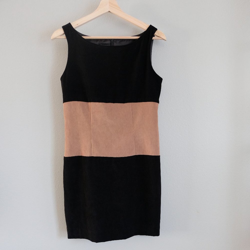 Vintage 90s Colorblock Shift Dress
